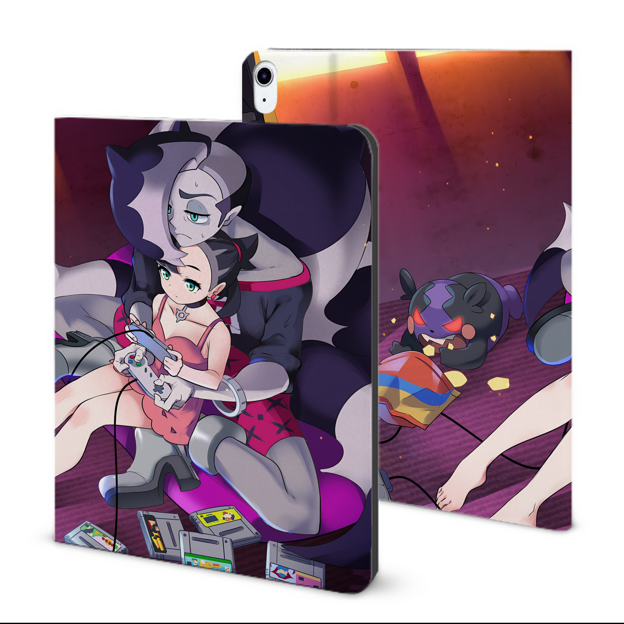 （画像用） ポケットモンスター Pokémon IPad ケース ブック型 PUレザー TPU 耐衝撃 軽量 薄型 ペン収納なし 全面保護 IPad 各モデル対応